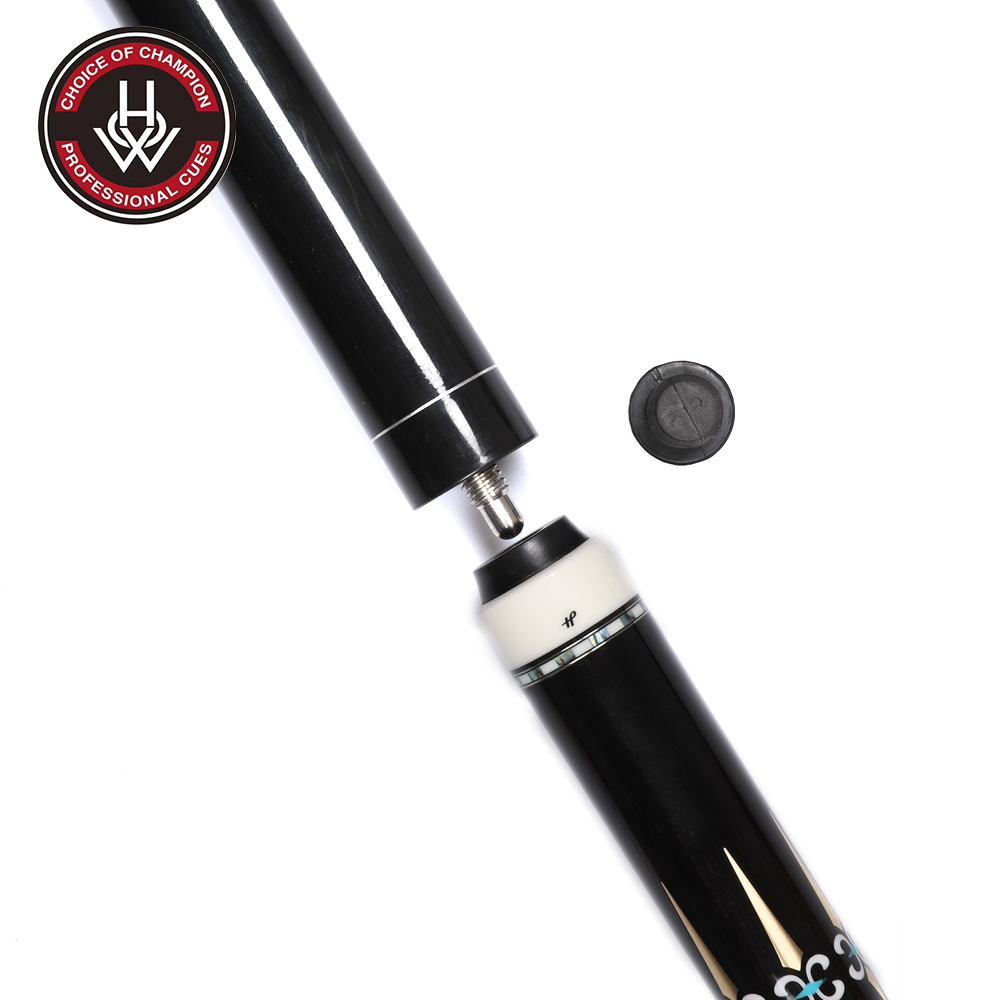 HOW-Professional Pool Cue Extension, Black 8 Cue, Extended Sleeve Extension, Athletes Use, Official Store Original