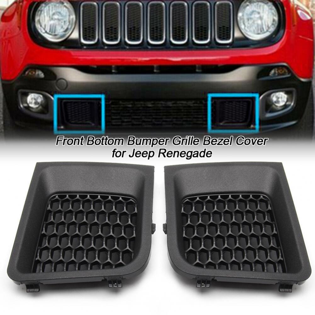 Car part Front Bumper Grille Bezel Black Left/Right Car Mesh new Grille 5XB62LXHAA 2025 5XB63LXHAA for Jeep Renegade 2015-2017