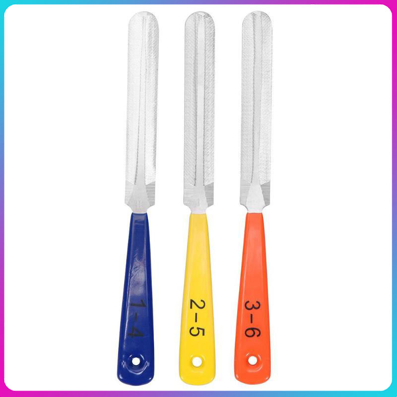 New 3pcs/Set Guitar Nut Files Fret Crowning Slot Filing Luthier Repair Tool Kit For Stringed Instruments Guitar Parts Accessory