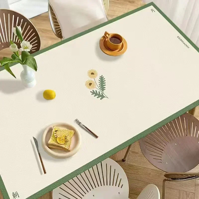 Retangular Lugares Cute Desk Decor Square Tablecloth Pvc Transparent Gartentisch C6KN01