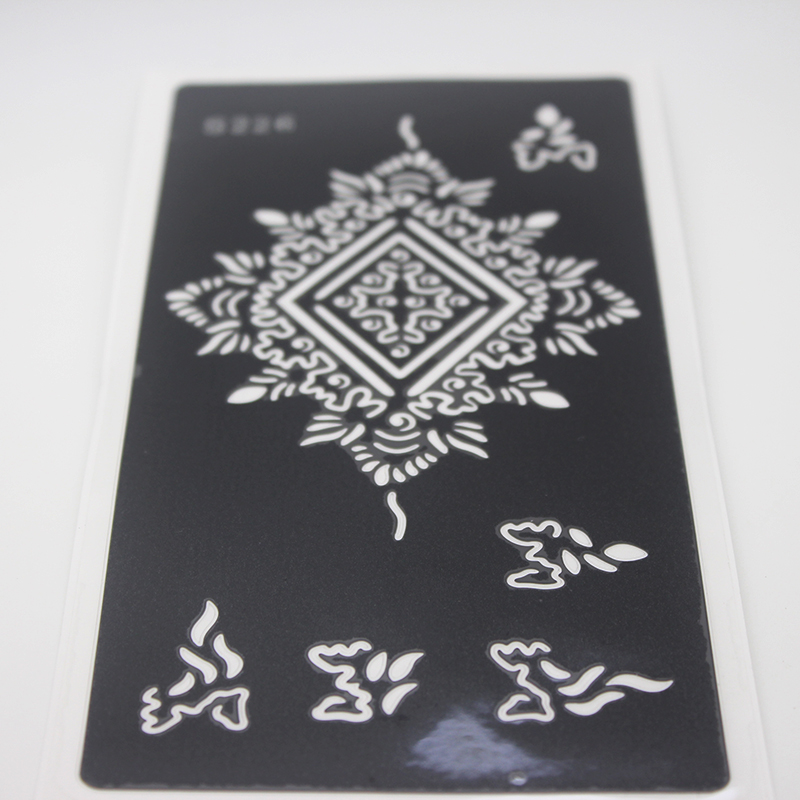 b f Mehndi Styles Body Paint Indian Henna Tattoo Stencils Temporary Glitter Airbrush Templates for Hand Painting ing