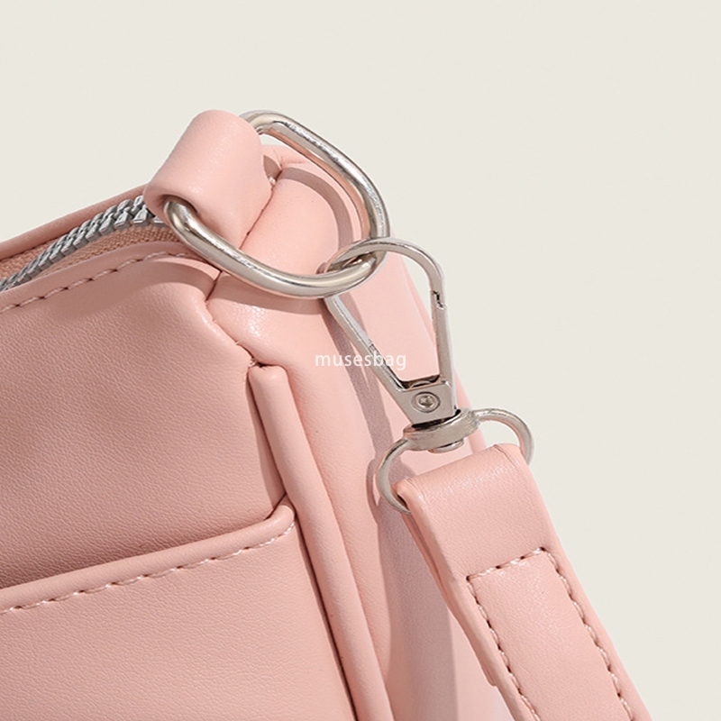 High quality women's bag, bow, underarm bag, summer sweet and stylish pleated single shoulder crossbody bag for women
