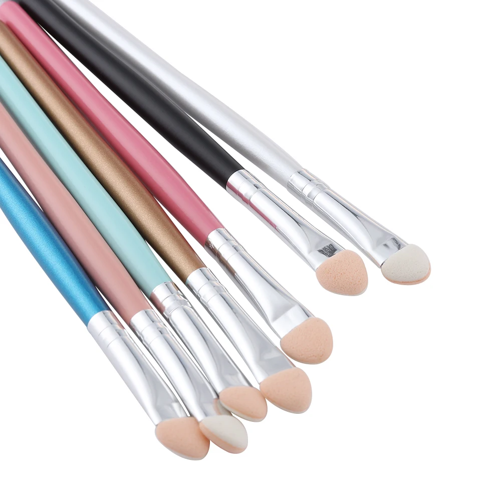 cd f handle Long Eyeshadow pc Hot Brush Portable Eyebrow Sponge Stick Applicator Concealer Lip Cosmetics Tools