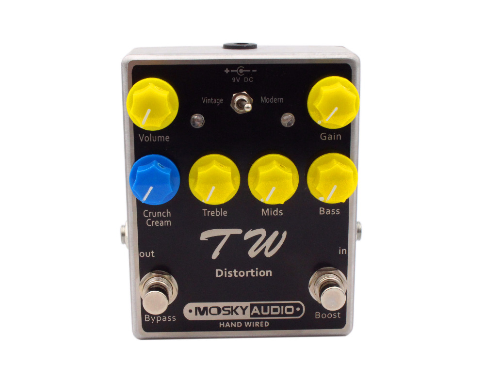 MOSKY Audio TW Distortion Guitar Pedal Guitar Electric Guitars Bass Pedal Clip Musical Instruments Music Accessories Tremolo