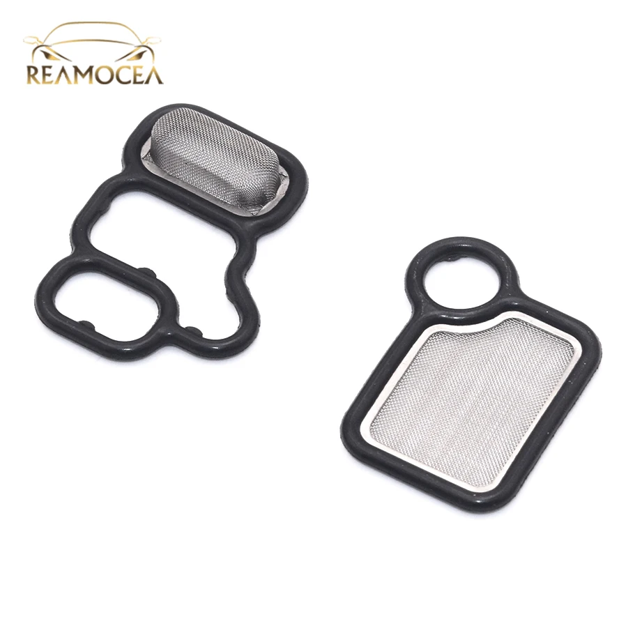 Reamocea VTEC Solenoid Gasket Spool Valve Filter Screen Seal 15815-RAA-A02 For Honda Civic Integra Type-R Accord K24A3 Acura