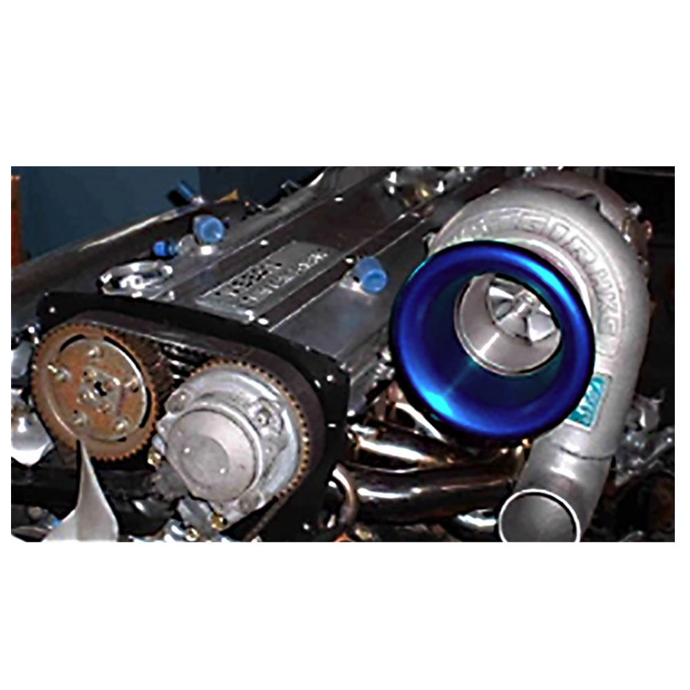 2.5" 65MM Inlet Short RAM Bellmouth Velocity Stack Adapter Air Intake Turbo Horn Cover