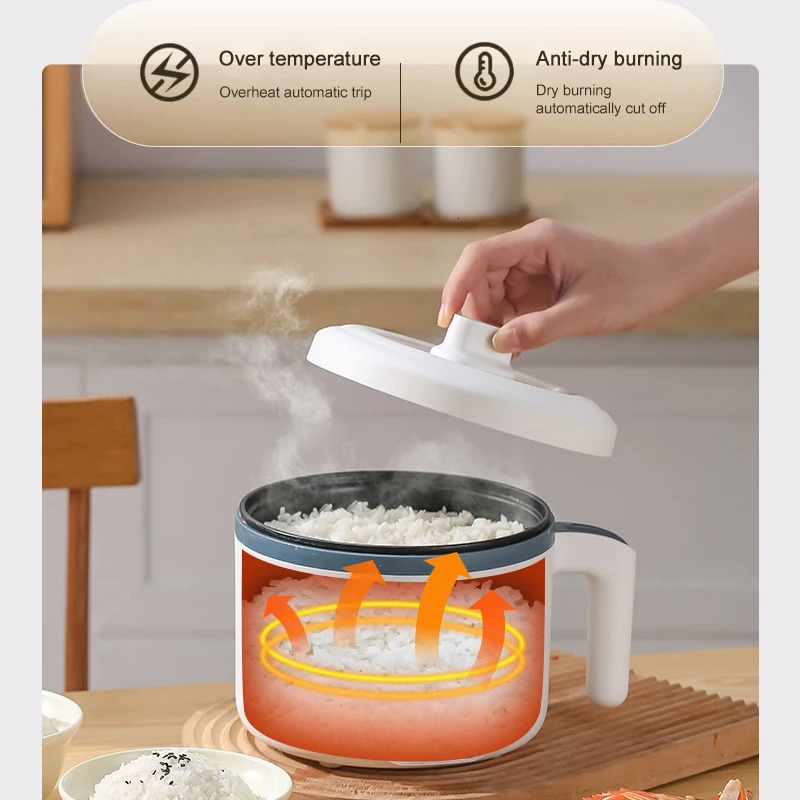 Electric Rice Cooker Multicooker Multifunction Pot Mini pot Pan Soup Home Appliances for The Kitchen Pots Offers 12 People 240528