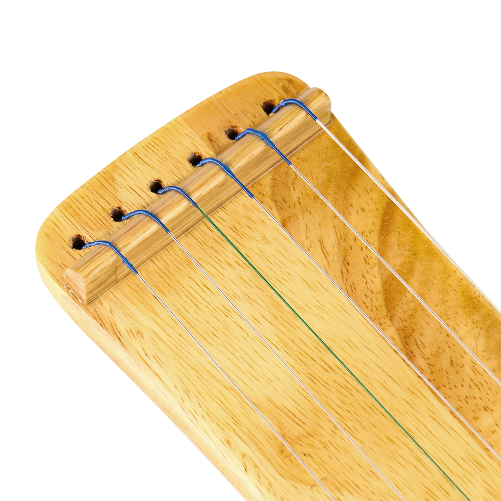 6 String Solid new 2025 Wood Guzheng Fingering Exerciser Practice Protable Guzheng Instrument Zither Finger Training Musical Instruments