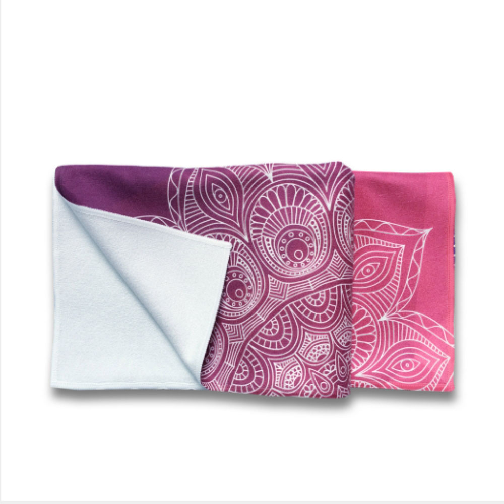 hot sale Non-slip suede yoga blanket 183x63cm, Mandala towel, sweat-absorbing mat, yoga exercise, Pilates supplies, non-skid Yoga Pad