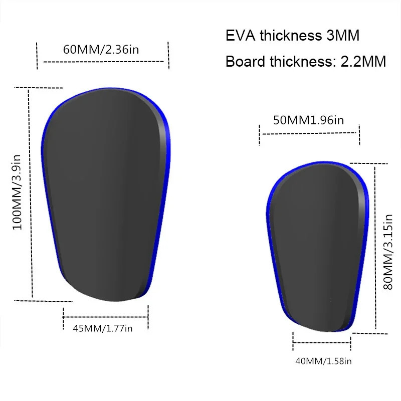 1 Pairs EVA Sponge Small Mini Shin Pads Wear-resistant Shock Absorbing Soccer Leg Protector Football Training Shin Guards 240528
