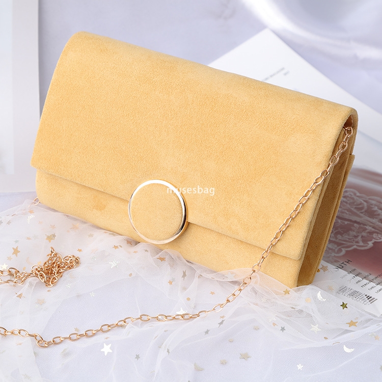 Designer women's bag high-quality dinner bag metal buckle velvet cloth handbag red dress chain women's bag crossbody bag
