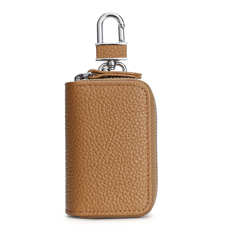 Leather Multi Chain: Car Key Bag With Double Zipper For Motorcycles & General Motors New Free Delivery Designer Bag