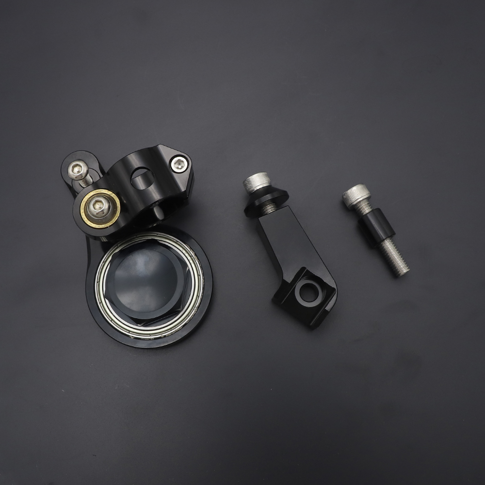 For Kawasaki Ninja ZX6R ZX-6R CNC Steering Damper Stabilizer w/ Bracket Set Saftety Control 2005 2006 Motorbike Part Accessories