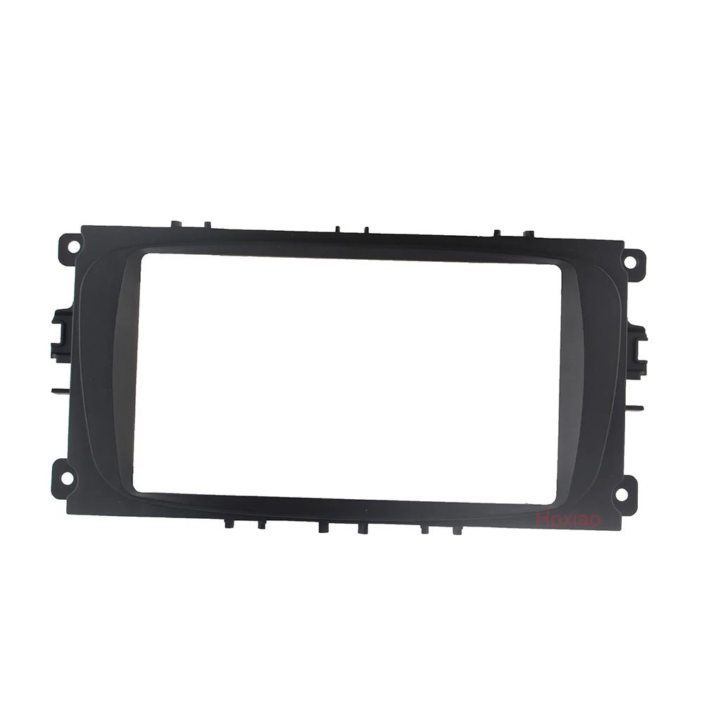 2 Din Car Radio 7inch Fascia Frame For Ford Focus 2 S-Max Mondeo Mk4 9 Galaxy C-Max Kuga 3 CD DVD Dash Audio Interior Panel