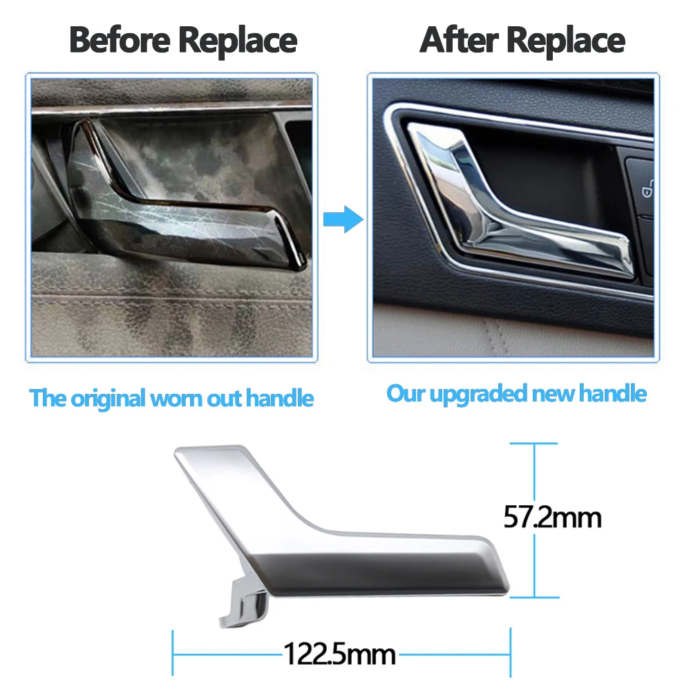 2pcs/4pcs Set Interior Chrome Opening Door Pull Handle For Mercedes Benz W204 C Class C180 C200 C300,GLK250,GLK300,GLK350