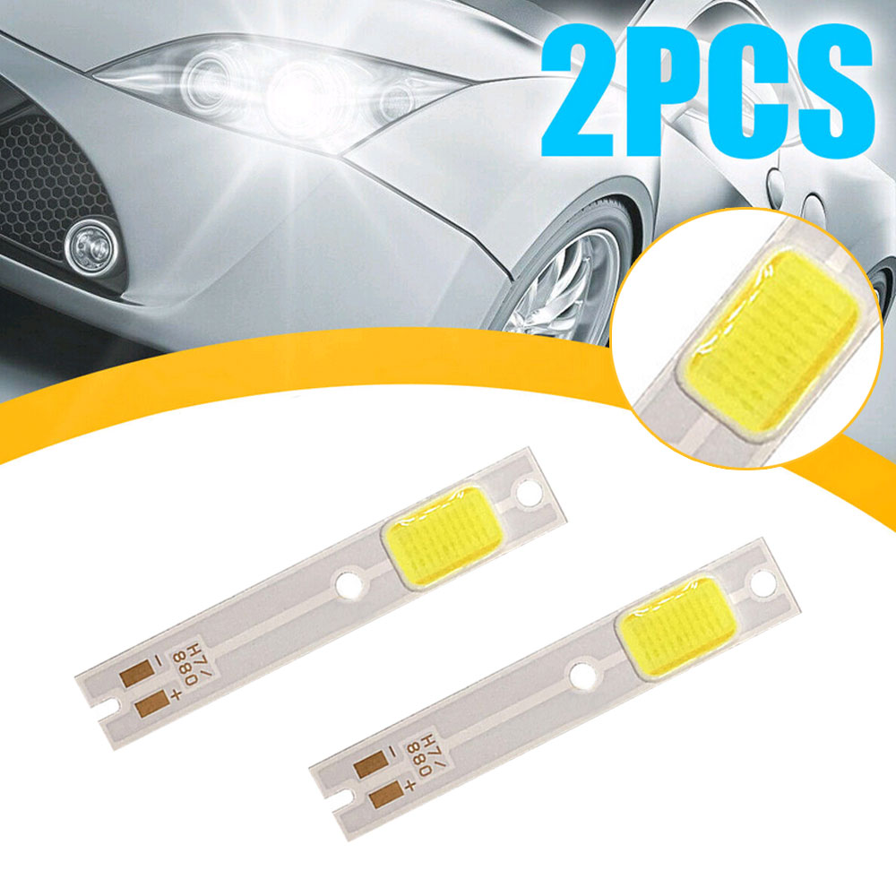 2pcs COB Chips for C6 LED Car Headlight Bulbs H1 H4 H7 HB3 HB4 880 new H13 9004 2025 9007 Auto Headlamp Light Source C6 COB Chip 6000K