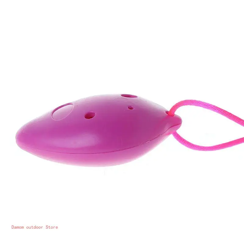 6 Hole Ocarina Soprano C for Key ABS Plastic Handmade Musical Instruments Gift
