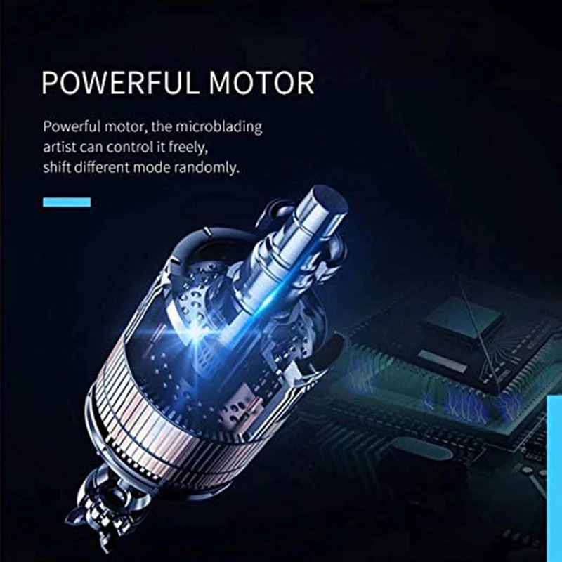 Professional Permanent Makeup Machine Rotary Tattoo Machine Wireless PMU Pen Kit For Eyebrows Lips Microblading Cartridge Needle 240515