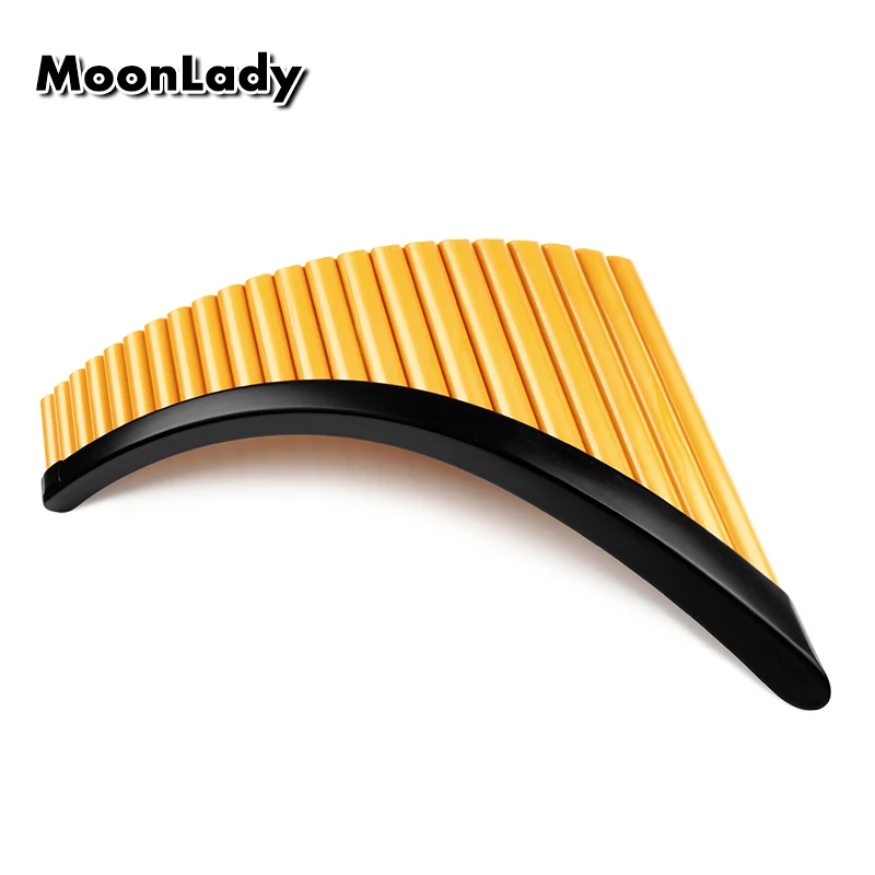 High Quality 22 Pipes PanFlute With Base G Key ABS Plastic Romania Panflute Music Instrument Tunable Panpipes Flauta Wholesale