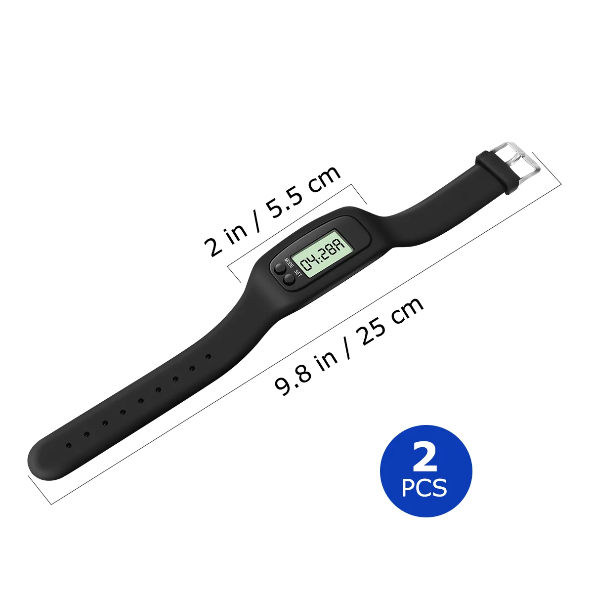 hot sale Walking Distance Counter Electronic Watch Digital Male LCD Bracelet Pedometer Fitness