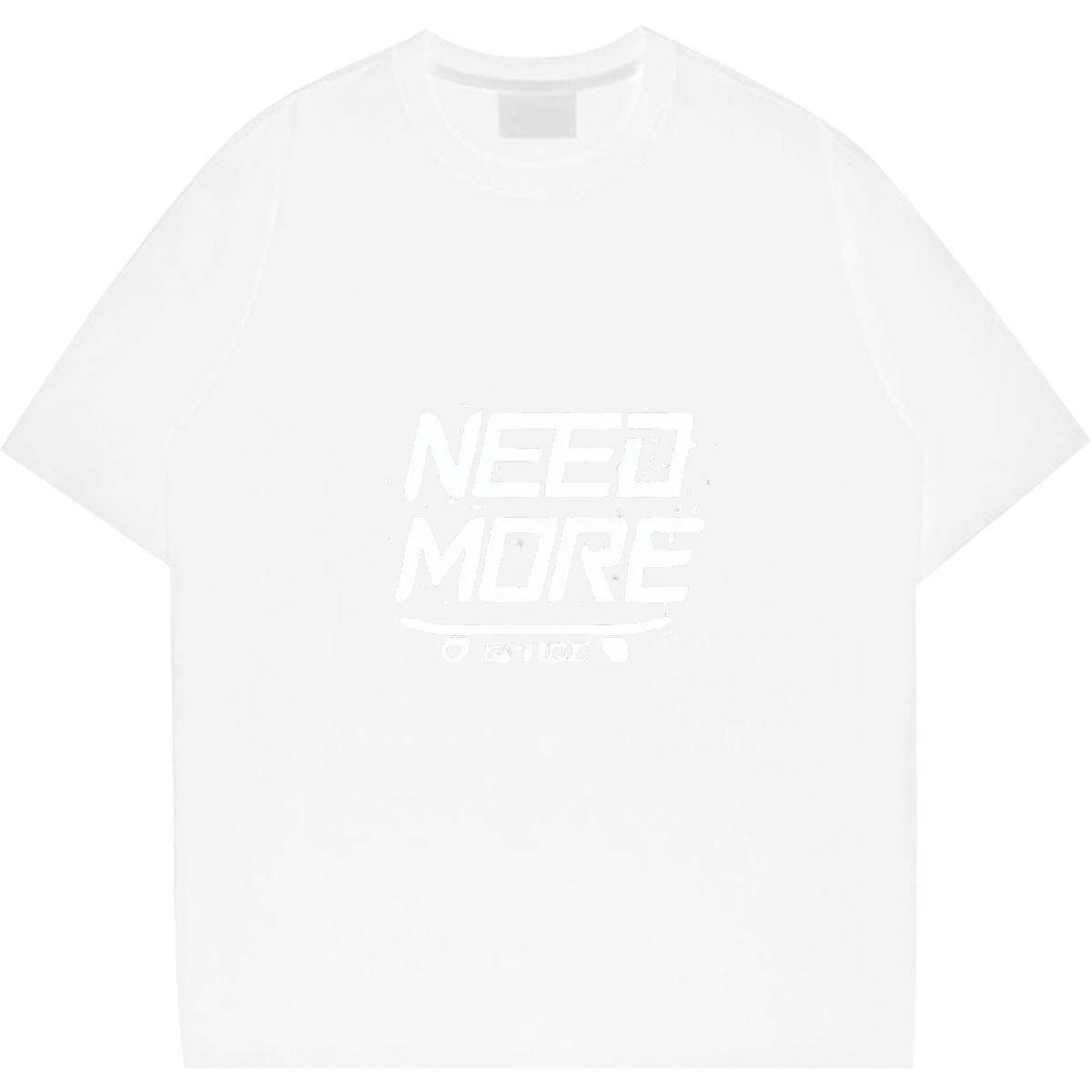 Casual New Womens T Shirts NEED MORE Letters Printing Cotton Breathable Short Sleeve Custom Print Plus Size Tshirts Casual Womens Tshirts