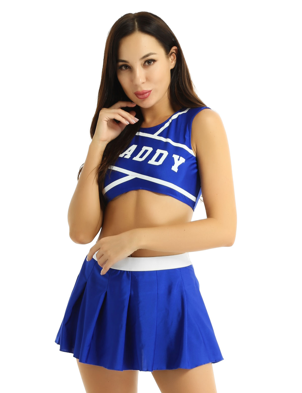 Cheerleader Costume for Women - Daddy Printed Cheerleading Uniform Fancy Dress