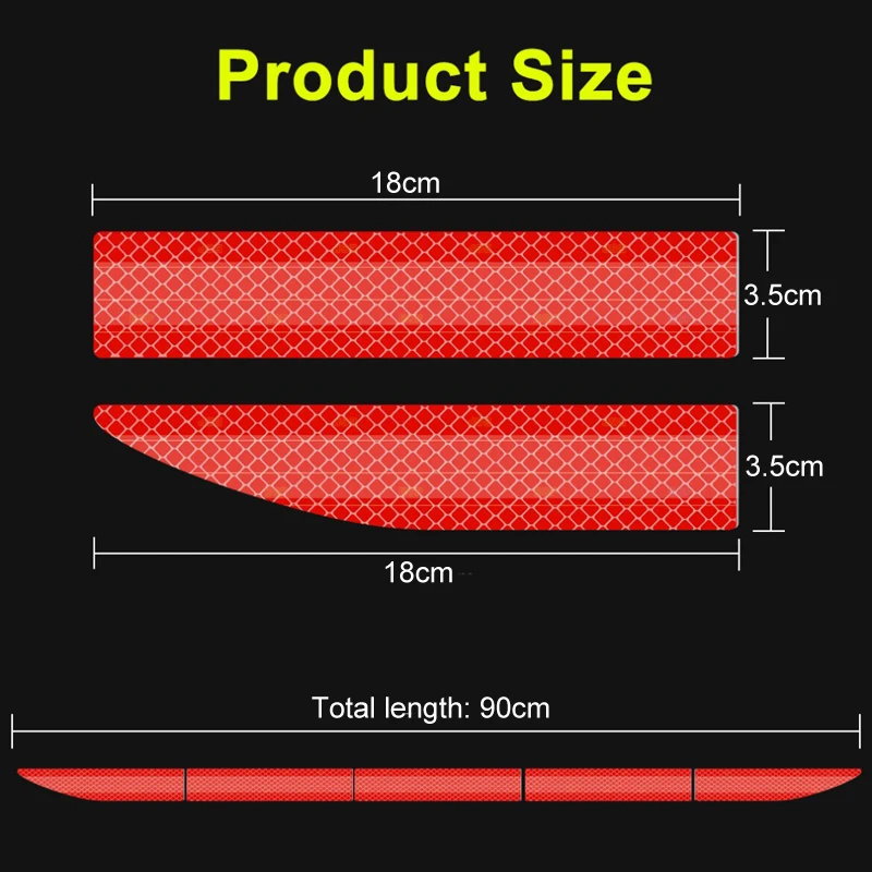 Car Reflective Sticker Tape Trunk Reflective Strip For Skoda Superb Octavia A5 2 Fabia Rapid Yeti Citroen C4 C5 C3 Grand Picasso