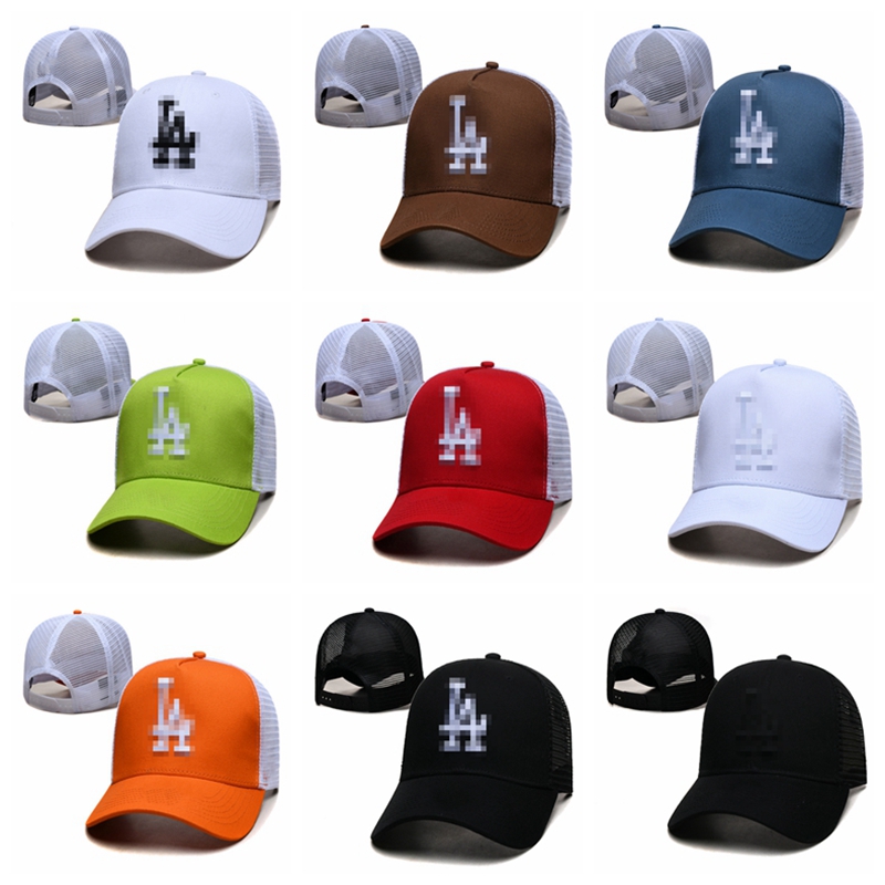 LA letter mesh Baseball Caps golf new summer style hip hop hiphop street gorro men women bone gorras Snapback Hats
