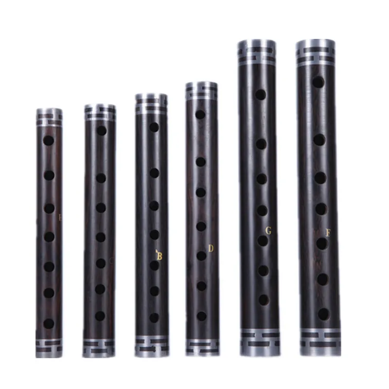 SevenAngel Guan Zi Pipe Chinese National musical instrument ebony woodwind instrument Da Guan Send a free reed