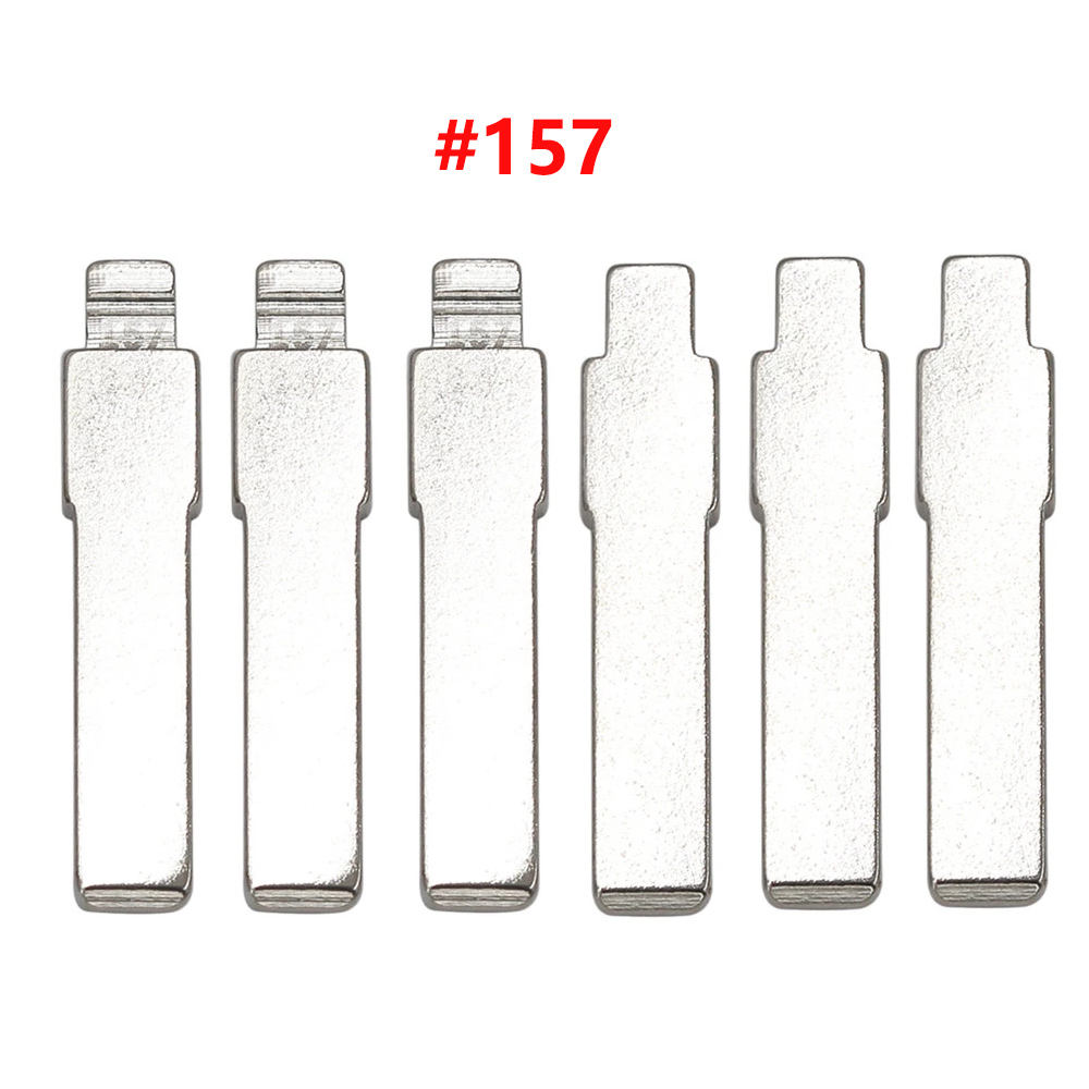 20Pcs10pc/Lot 157# SIP22 Metal Uncut new Blank Flip Remote Key Blade 2025 for keydiy KD xhorse VVDI JMD For Fiat Punto Ducato Stilo Panda