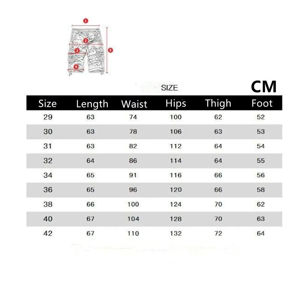 Summer Cargo Shorts Men Camouflage Camo Casual Cotton MultiPocket Baggy Loose Work Streetwear HipHop 3042 240528