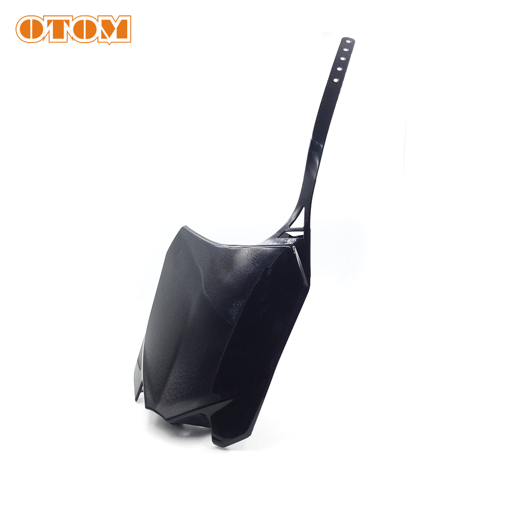 OTOM Motocross Dirt Bike Front Number Plate Black Number Plates Board For HONDA CRF250R CRF450R 2014-2017