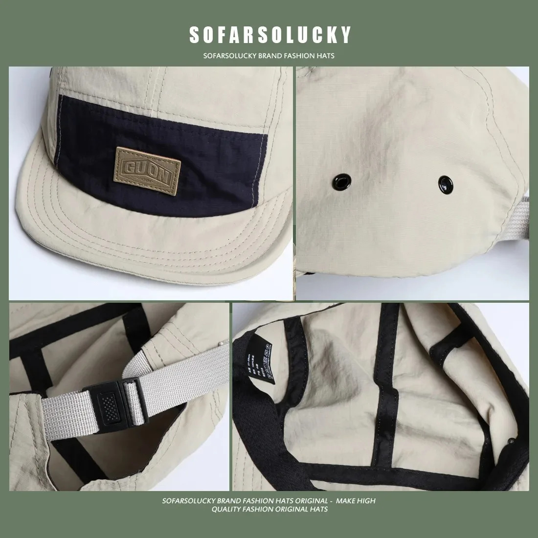 Japanese Five Panel Short Soft Brim Hip-hop Cap for Men Women Summer 5 Panel Hat Light Breathable Daily Baseball Cap Male 240528