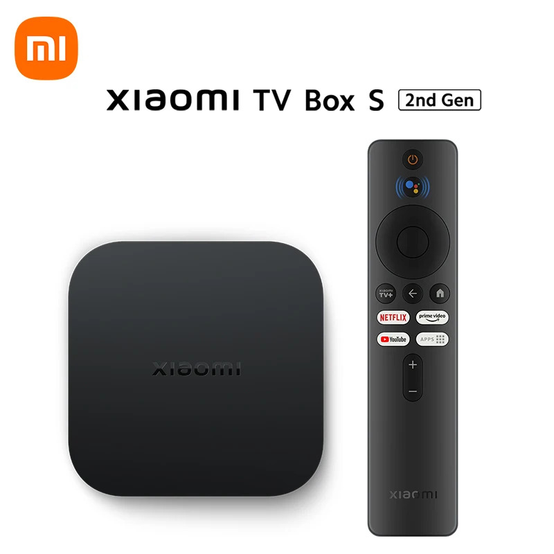 Xiaomi Mi TV Box S 2nd Gen 4K Ultra HD BT5.2 2GB 8GB Google TV Google Assistant Smart TV Box, Dolby Audio (Globla Version)