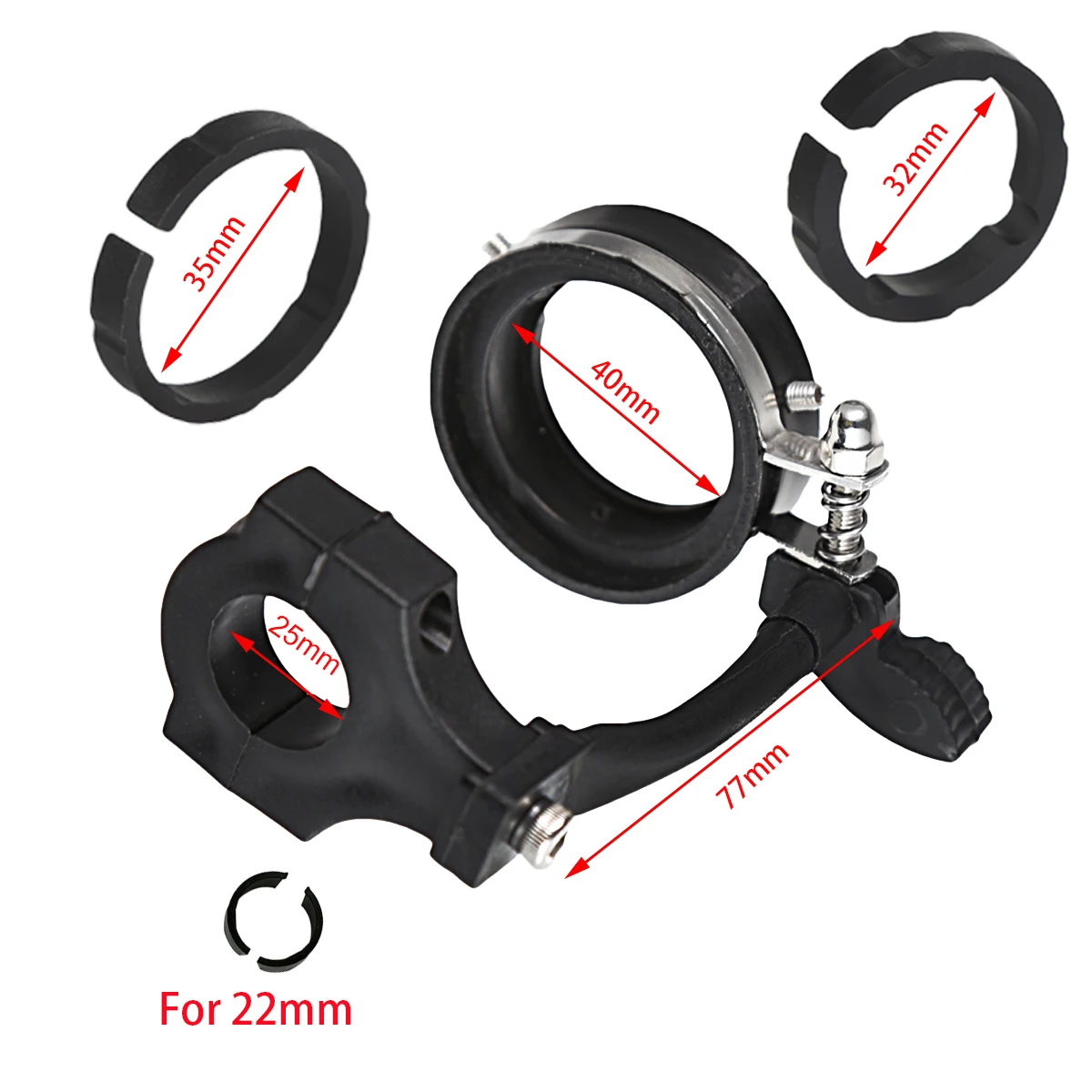 Universal Motorcycle Cruise Control Throttle Lock Kits For Honda Yamaha Suzuki Kawasaki BMW 7/8 inch 22mm 1 inch 25mm Handlebars