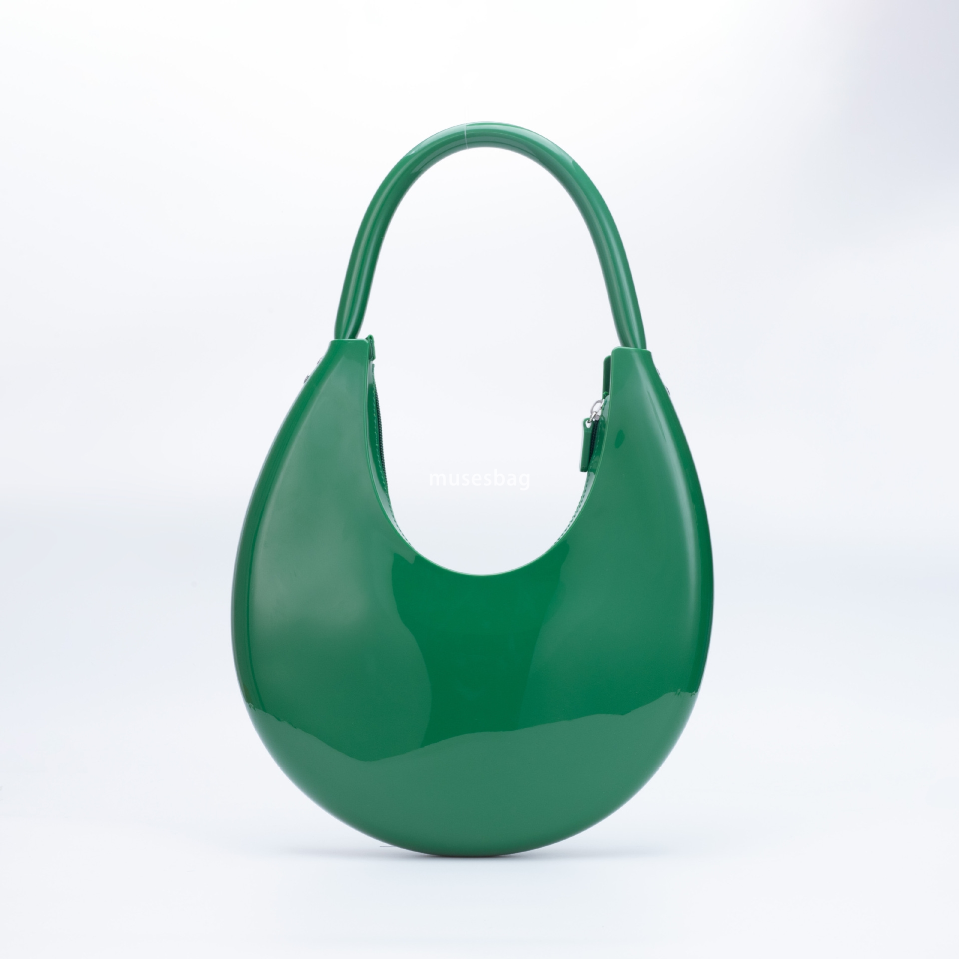 Designer's Barbie Jelly Bag Fashion Versatile Crescent Underarm Bag Beach Bag Summer Large Capacity Women's Handbag