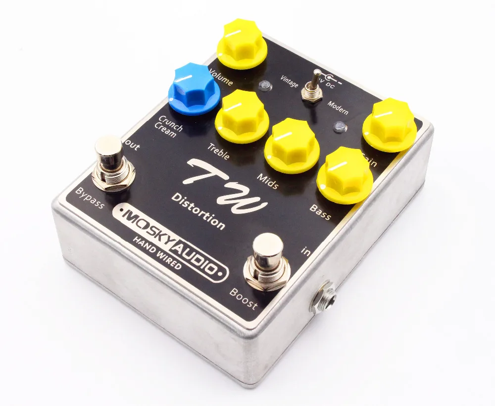 MOSKY Audio TW Distortion Guitar Pedal Guitar Electric Guitars Bass Pedal Clip Musical Instruments Music Accessories Tremolo