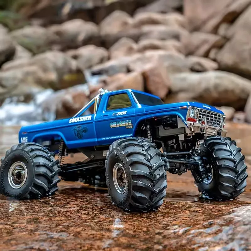 Fms 1:24 Max Smasher Rtr V2 Rc Car Rtr Remote Control Monster Truck Climbing Toys Pickup Model Off-Road Four-Wheel Children Gift