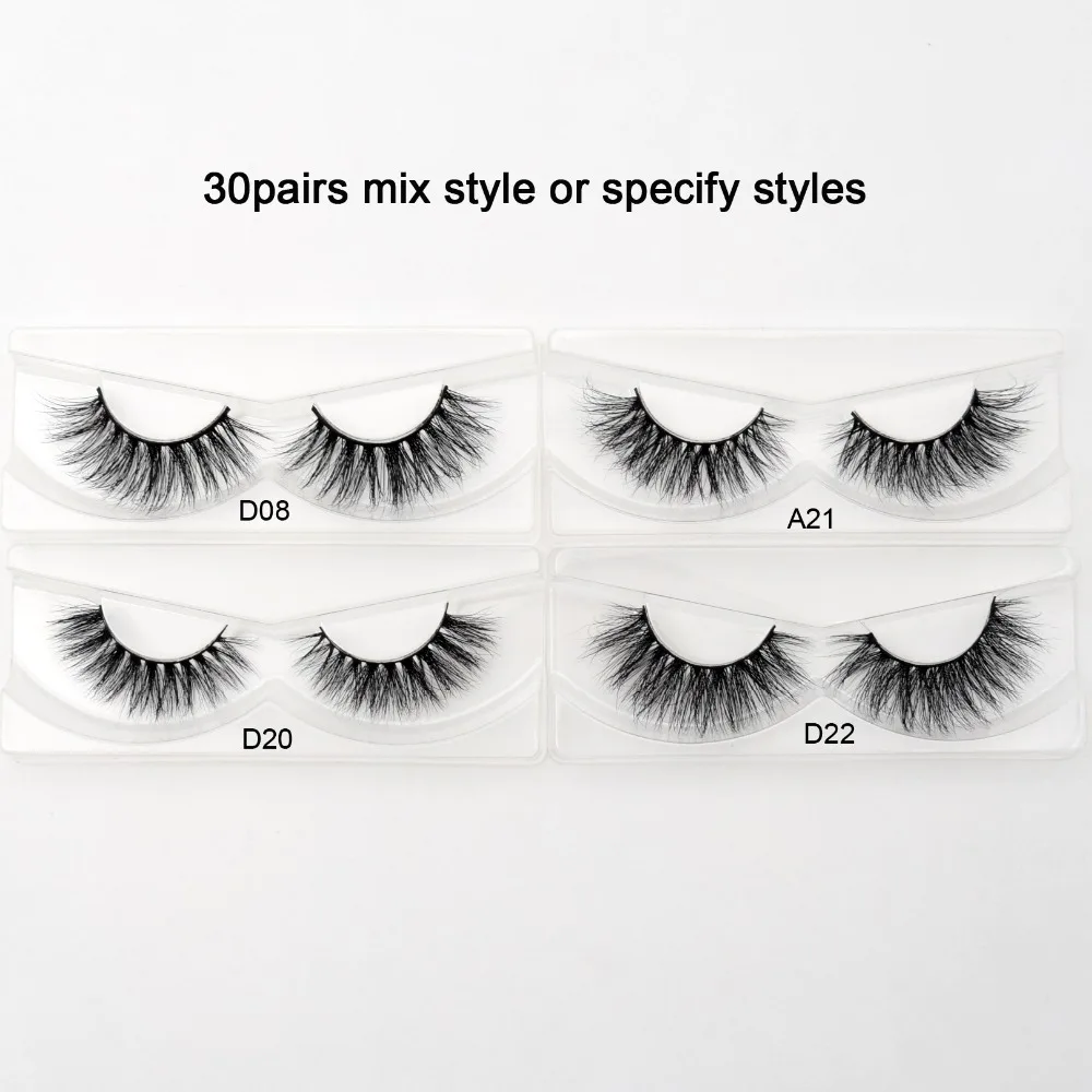 e a f D Mink Visofree Pairs Lashes Cruelty Free Handmade Full Strip False Eyelashes Wispy Makeup Fake