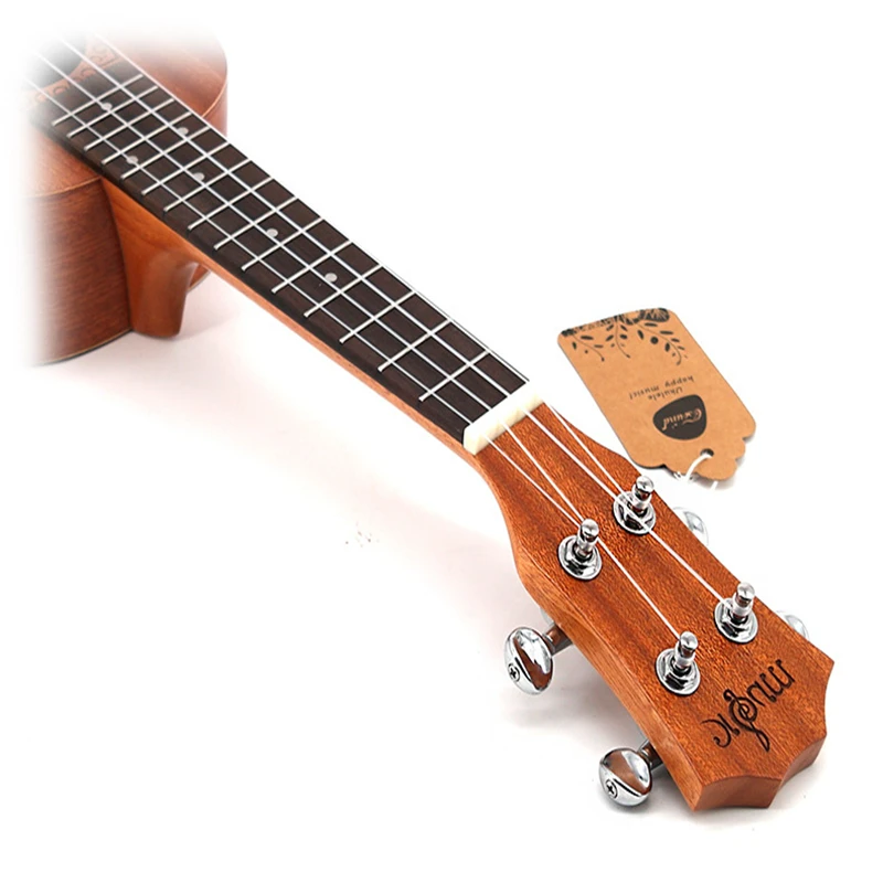 SevenAngel 21 Inch Ukulele Soprano 4 Strings Mini Guitar 15 Frets Hawaii Ukelele Closed Knob Uku Wholesale Dropshipping
