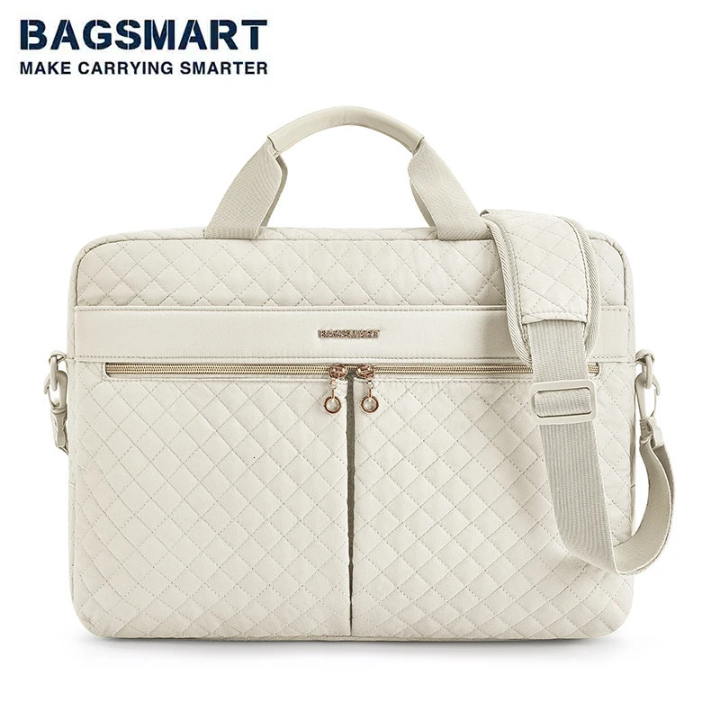BAGSMART 15.6/17.3 Laptop bags for woman Briefcase office Shoulder HandBag Office Travel Business Computer Bag Notebook pouch 240528