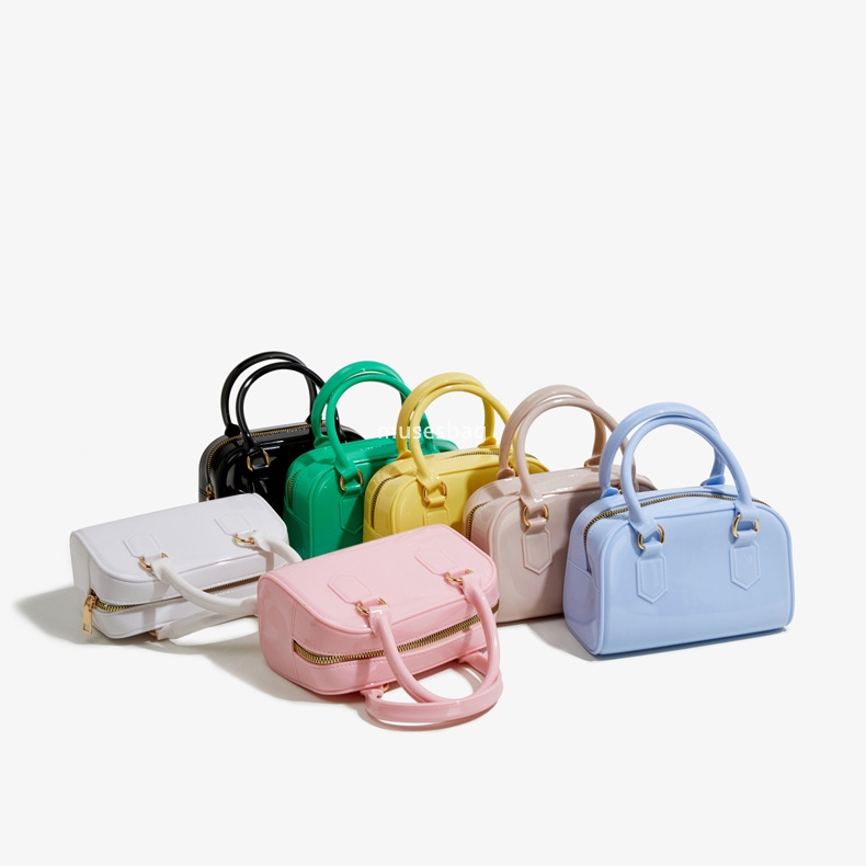 Designer bag fashionable Barbie jelly bag dinner bag summer women's diagonal cross bag nimi handbag beach bag