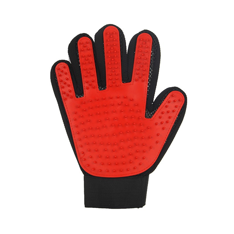 Hot selling pet dog hair combing gloves pet dog cat suitable pet supplies