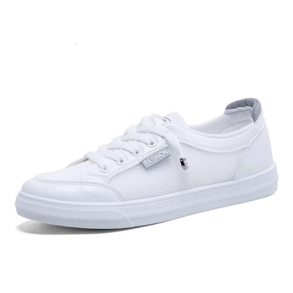 Ddmysports Little White Women S Summer New Versatile Breathable Thin Flat Sports Mesh Casual Board Shoes OUTDOOR