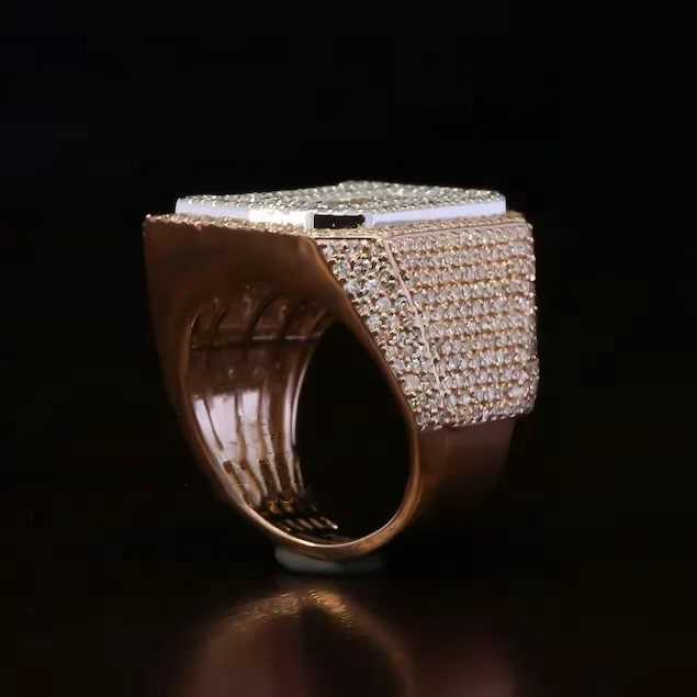 Custom Personalized engagement rings GIA IGI certified vvs Diamond ring 14K 18K Gold party vvs moissanite diamond Ring