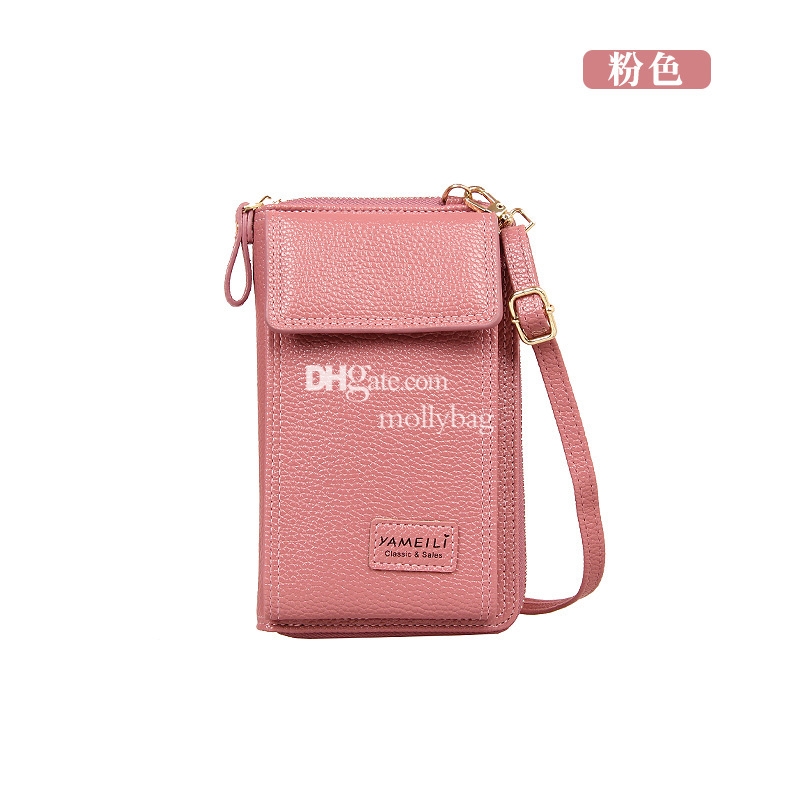 Designer Women's High Quality Fashion New Phone Wallet Multi functional Shoulder Bag PU Leather Classic Retro Crossbody Bag Multi color