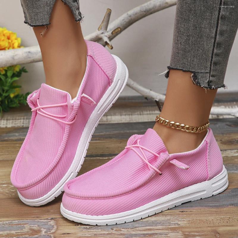Casual Shoes Women Sneakers 2024 Summer Breathable Cloth Loafers Platform Woman Designer Zapatos De Mujer