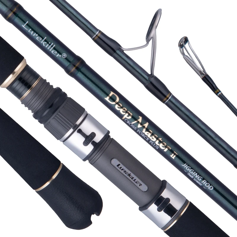 Lurekiller Japan Full Fuji Parts Jigging Rod 1.8M PE 2-4 Lure Weight 80-200G/100-30G 20kgs Spinning/casting Ocean Fishing Rod