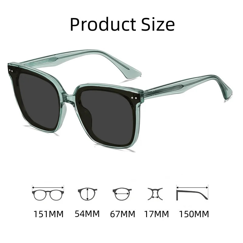 MOMOJA Fashion Business Polarized Eyeglasses Classic Retro TR Sunglasses Optical Prescription Glasses Frame For Men TR7507 240528