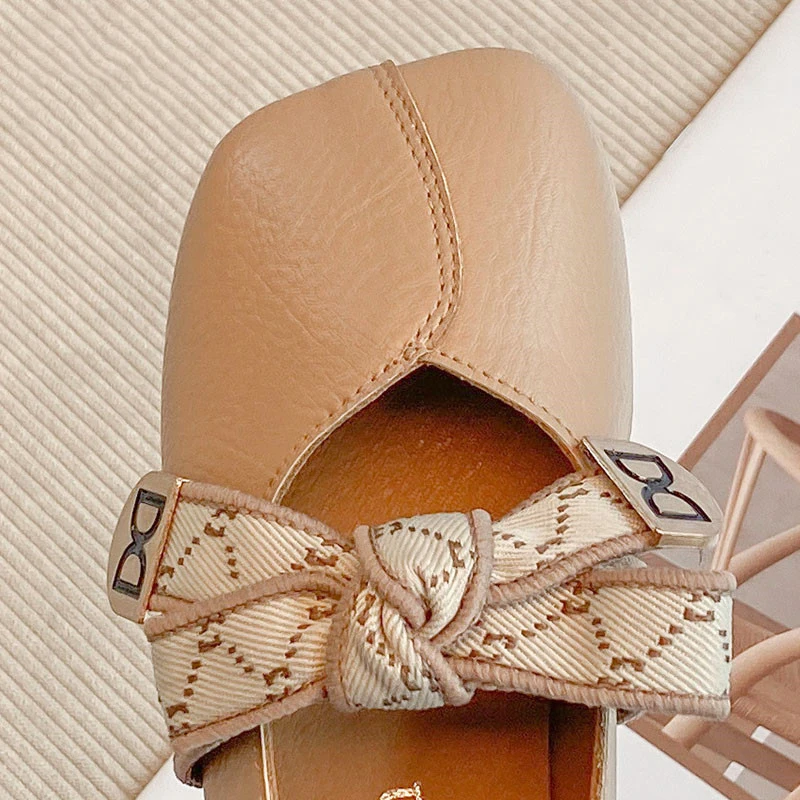 Baby Girl Shoes Bow-knot Girl's Casual Flats Soft Leather Shoes for Kids Children Footwear Toddlers Mary Janes 2023 Brand New